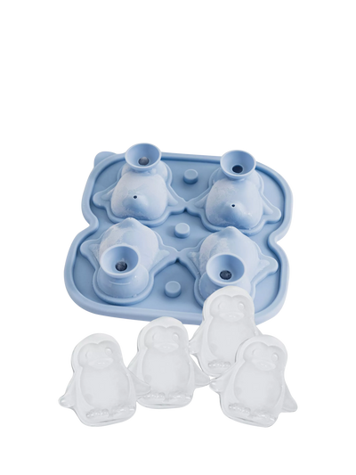 John Lewis Uberstar Silicone Penguin Mould Ice Tray - 4 Cube- Buy online at McGrocer