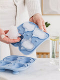 Uberstar silicone penguin ice cube mould 4 cavity (British brand)