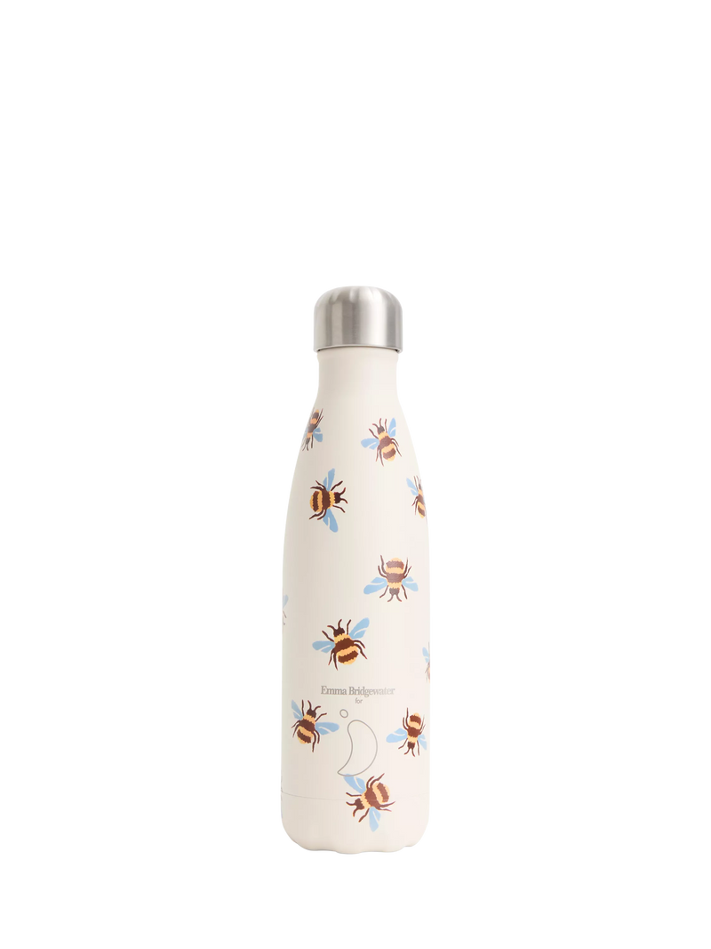 Chilly's Emma Bridgewater Bumblebee insulated bottle 500ml, imported from the UK