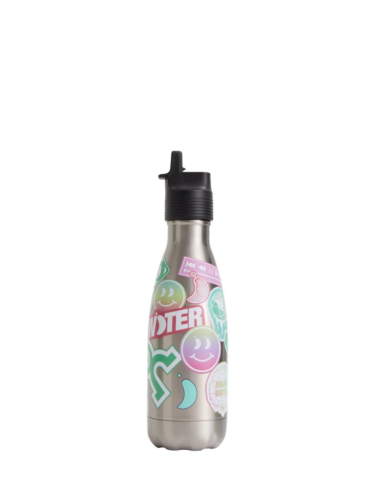 Chilly's kids drinks bottle silver 350ml, UK version