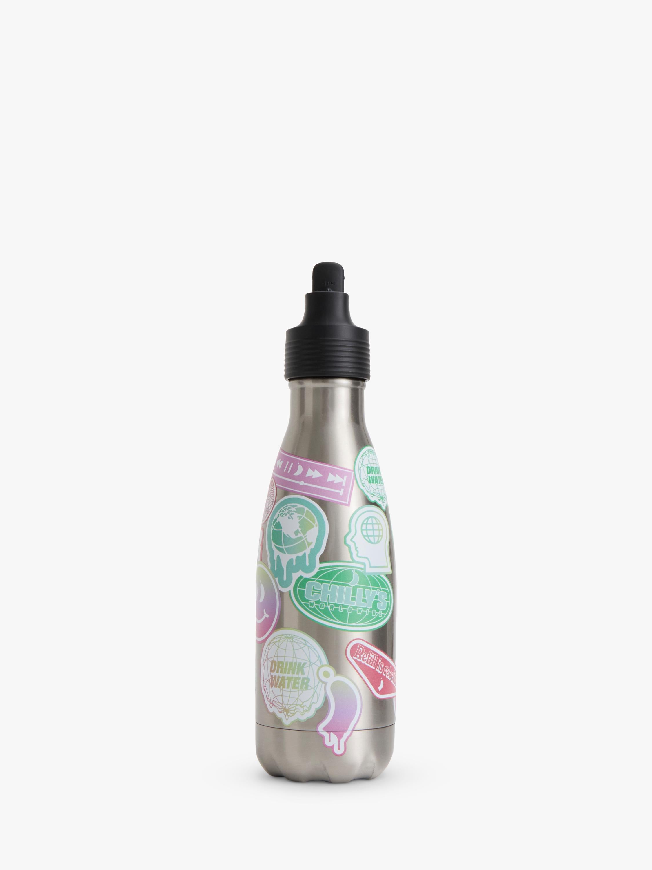 Chilly's kids drinks bottle silver 350ml, UK version