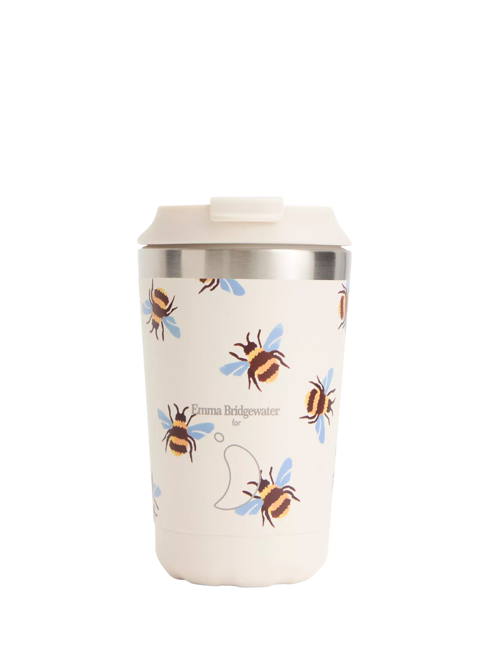 Chilly's bumblebee pattern travel cup 340ml, UK version
