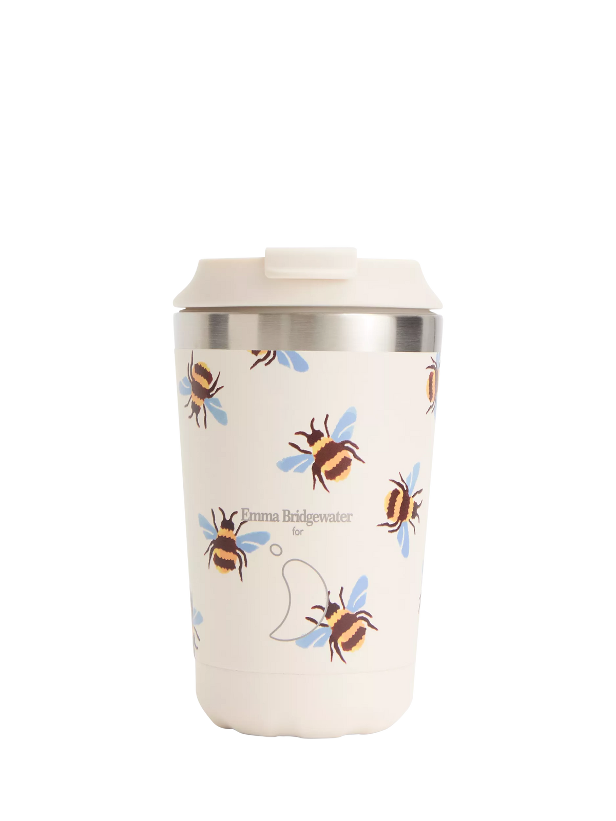Chilly's bumblebee pattern travel cup 340ml, UK version