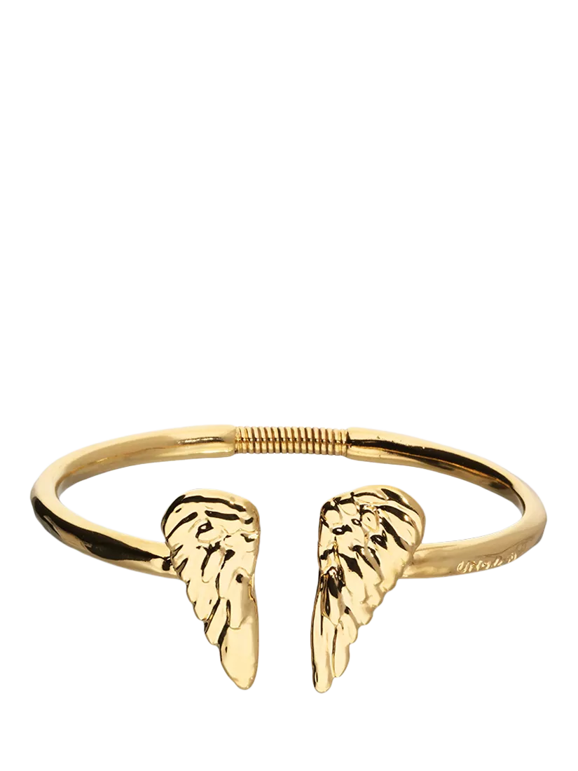 UNOde50 Ser Invencible Wings Bangle, Gold Gold