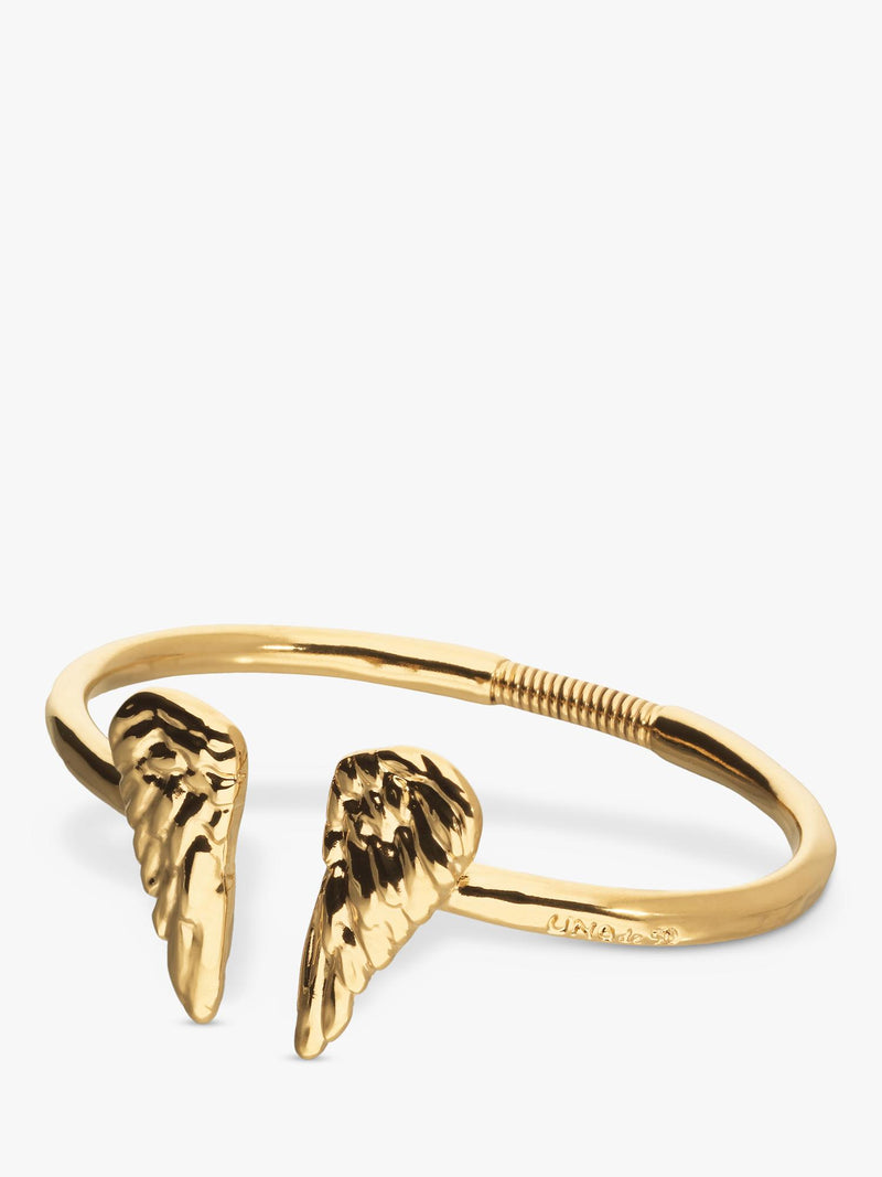 UNOde50 Ser Invencible Wings Bangle gold plated (British brand)