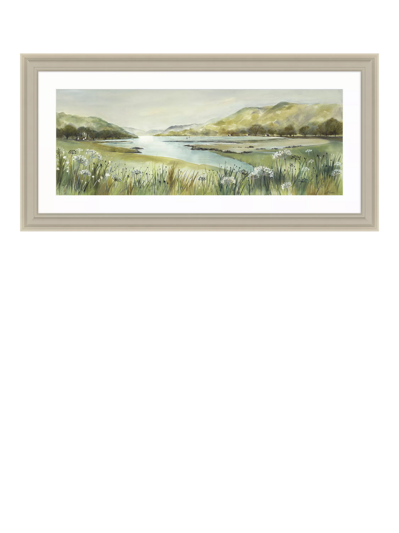 John Lewis pistachio pastel framed print 109x54cm, UK version
