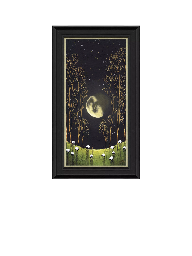 John Lewis Gilded Moon framed print 40x70cm - British product
