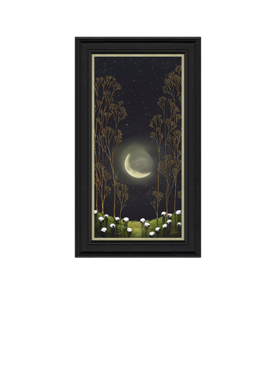 John Lewis John Lewis Geoff Beckett 'Luna Gold' Framed Print, 40 x 70cm- Buy online at McGrocer