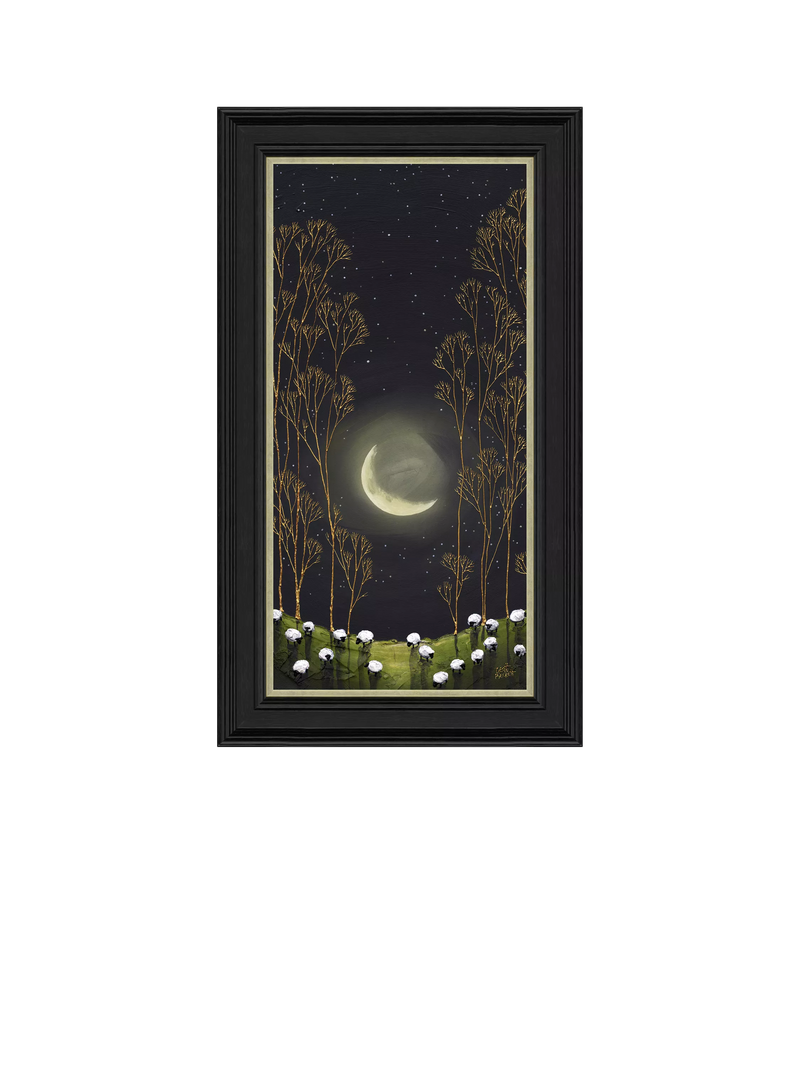 John Lewis Luna Gold framed print 40x70cm, imported from the UK
