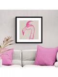 John Lewis Jan Jay flamingo framed print 53cm - British product
