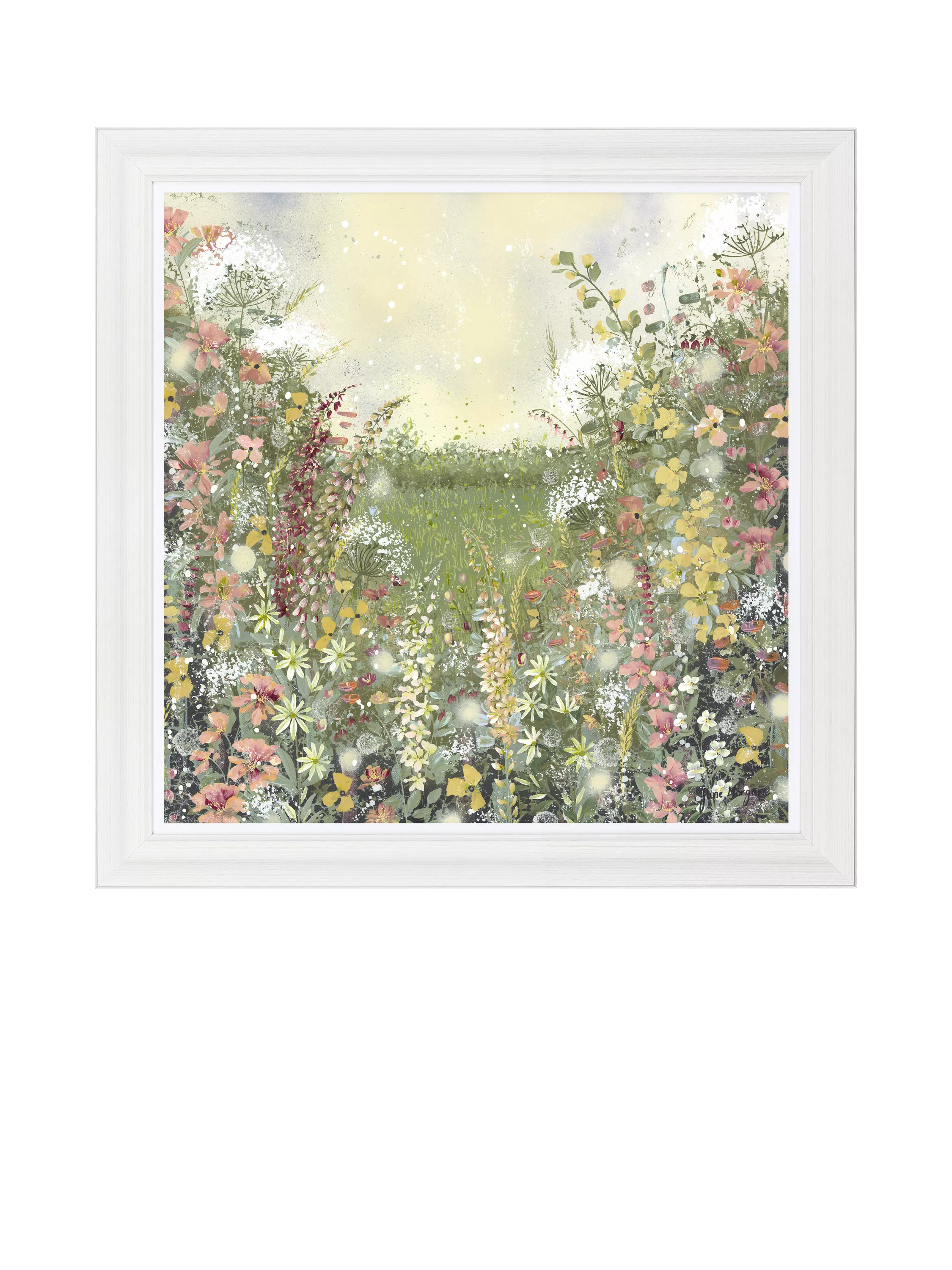 John Lewis floral framed print by Jane Morgan 81cm (British brand)