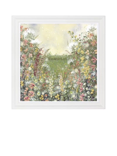 John Lewis John Lewis Jane Morgan Colourful Florals Framed Print, 81 x 81cm- Buy online at McGrocer