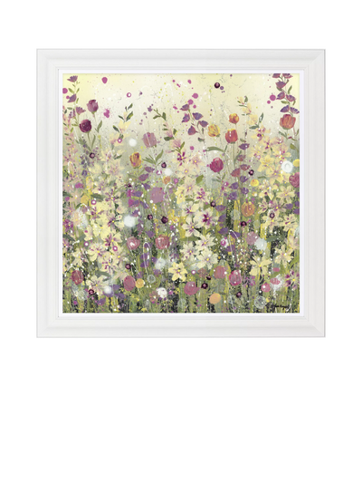 John Lewis John Lewis Jane Morgan Colourful Florals Framed Print, 81 x 81cm- Buy online at McGrocer
