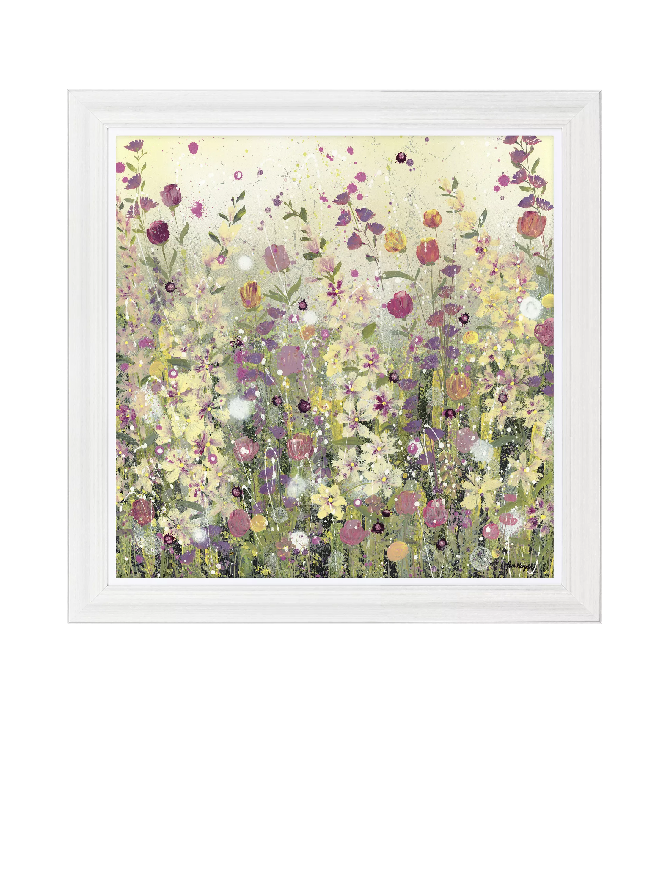 John Lewis floral framed print by Jane Morgan 81x81cm (British brand)