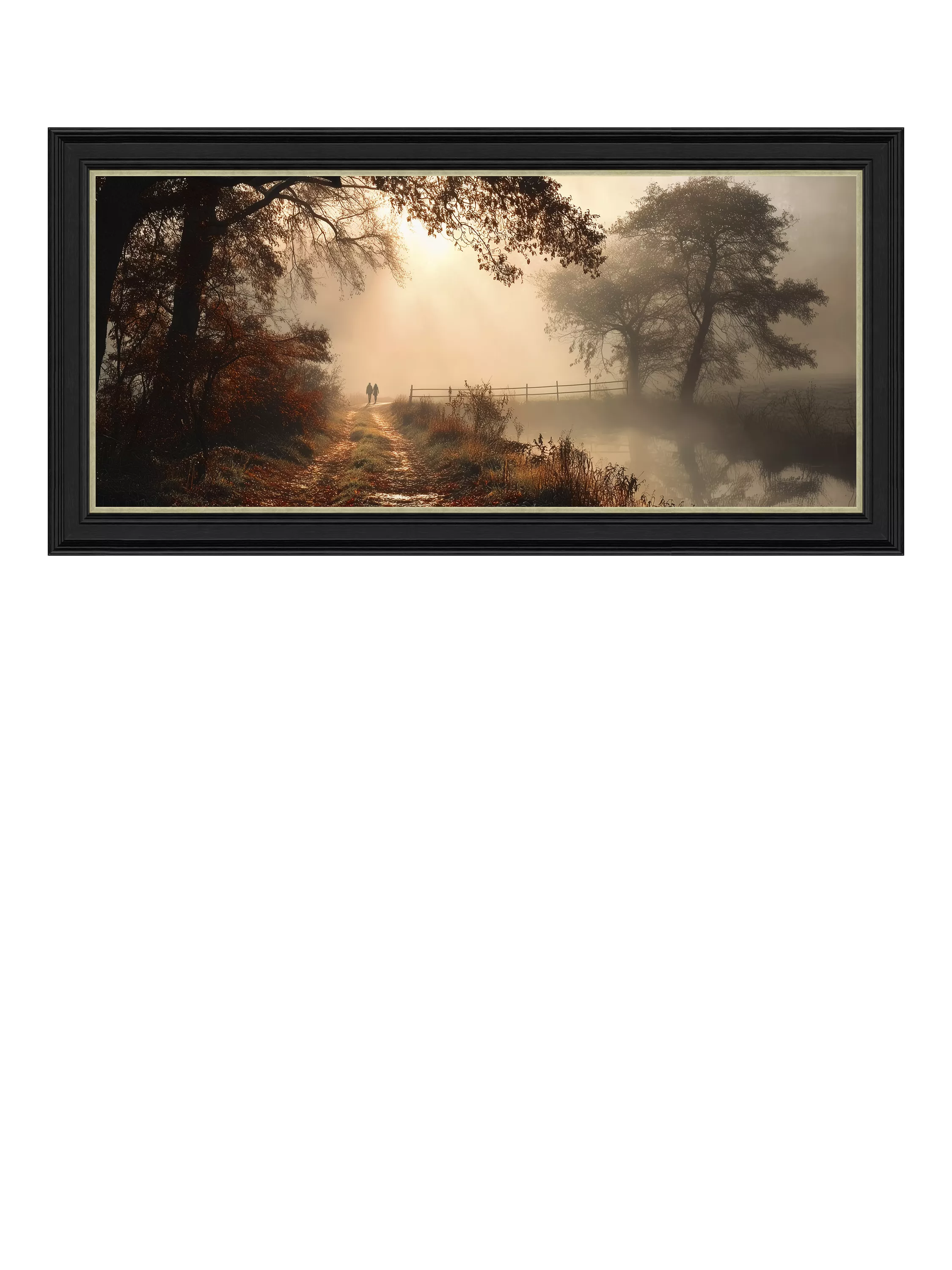 John Lewis framed print Amber Afternoon 110x55cm, UK version