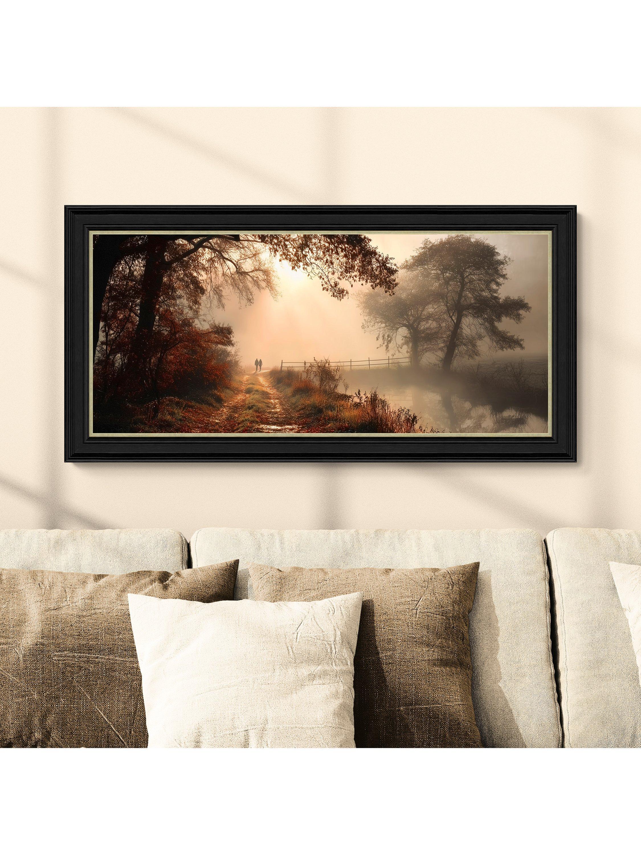 John Lewis framed print Amber Afternoon 110x55cm, UK version