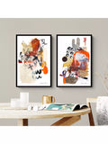John Lewis Canyon framed print set by Natasha Barnes 42x62cm (British brand)