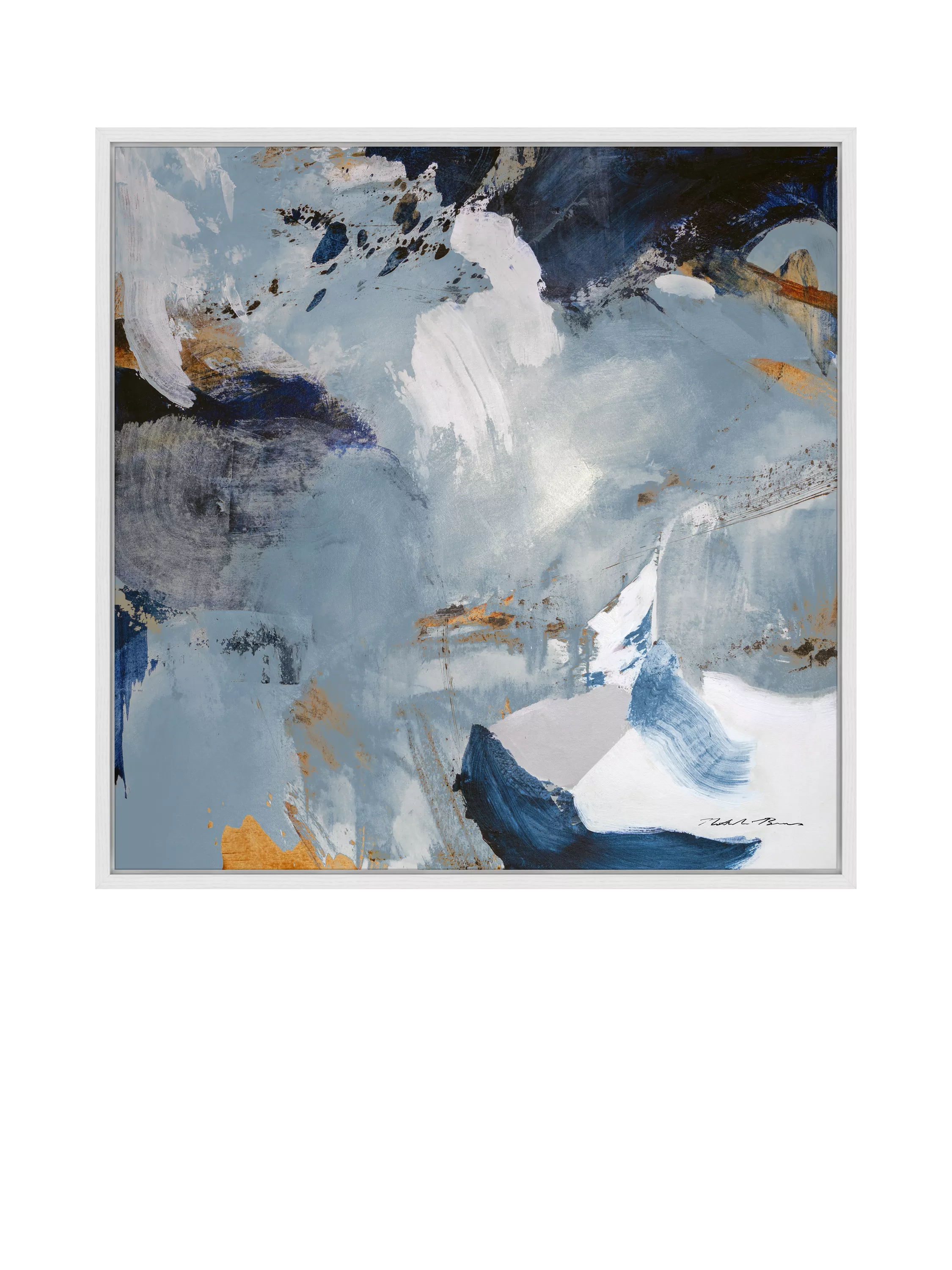 John Lewis Natasha Barnes abstract canvas print Endless Waters (British brand)