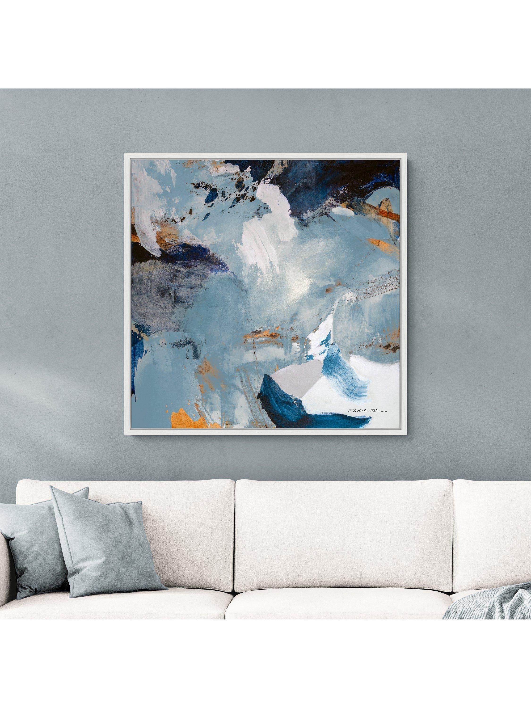 John Lewis Natasha Barnes abstract canvas print Endless Waters (British brand)