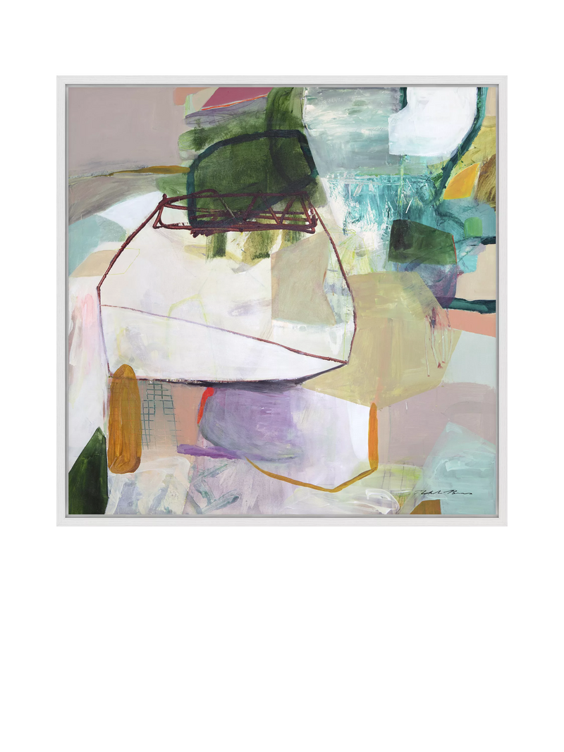 John Lewis canvas print Green Obsidian 106x106 cm, imported from the UK
