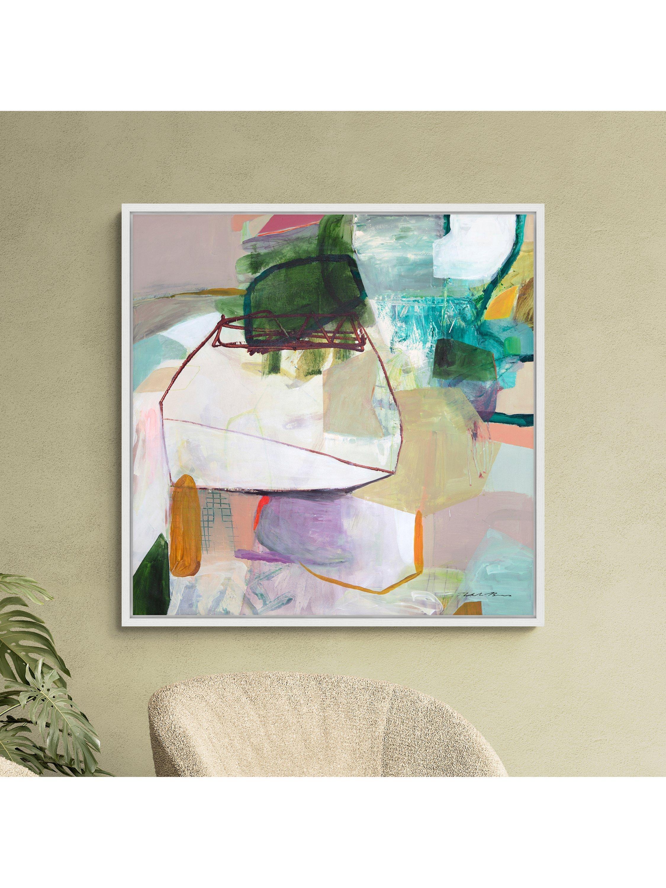 John Lewis canvas print Green Obsidian 106x106 cm, imported from the UK