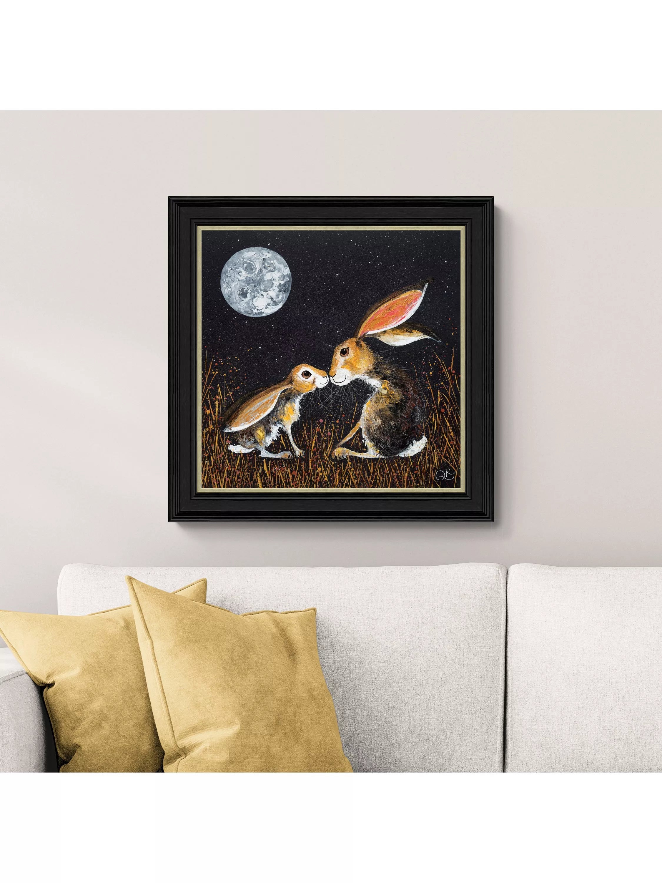 John Lewis framed print To The Moon and Back 60x60cm (British brand)