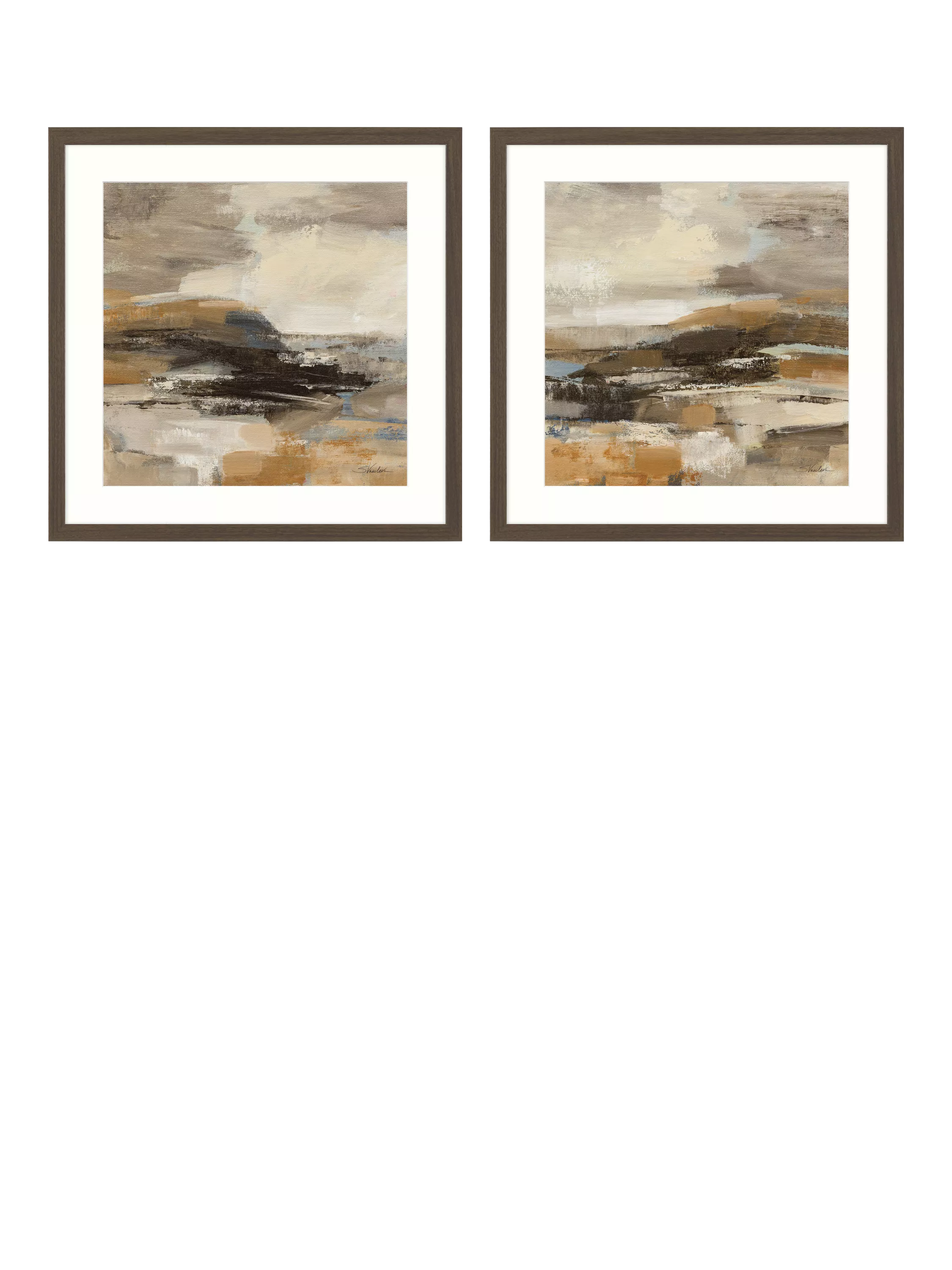 John Lewis Silvia Vassileva abstract framed print set 61cm (British brand)