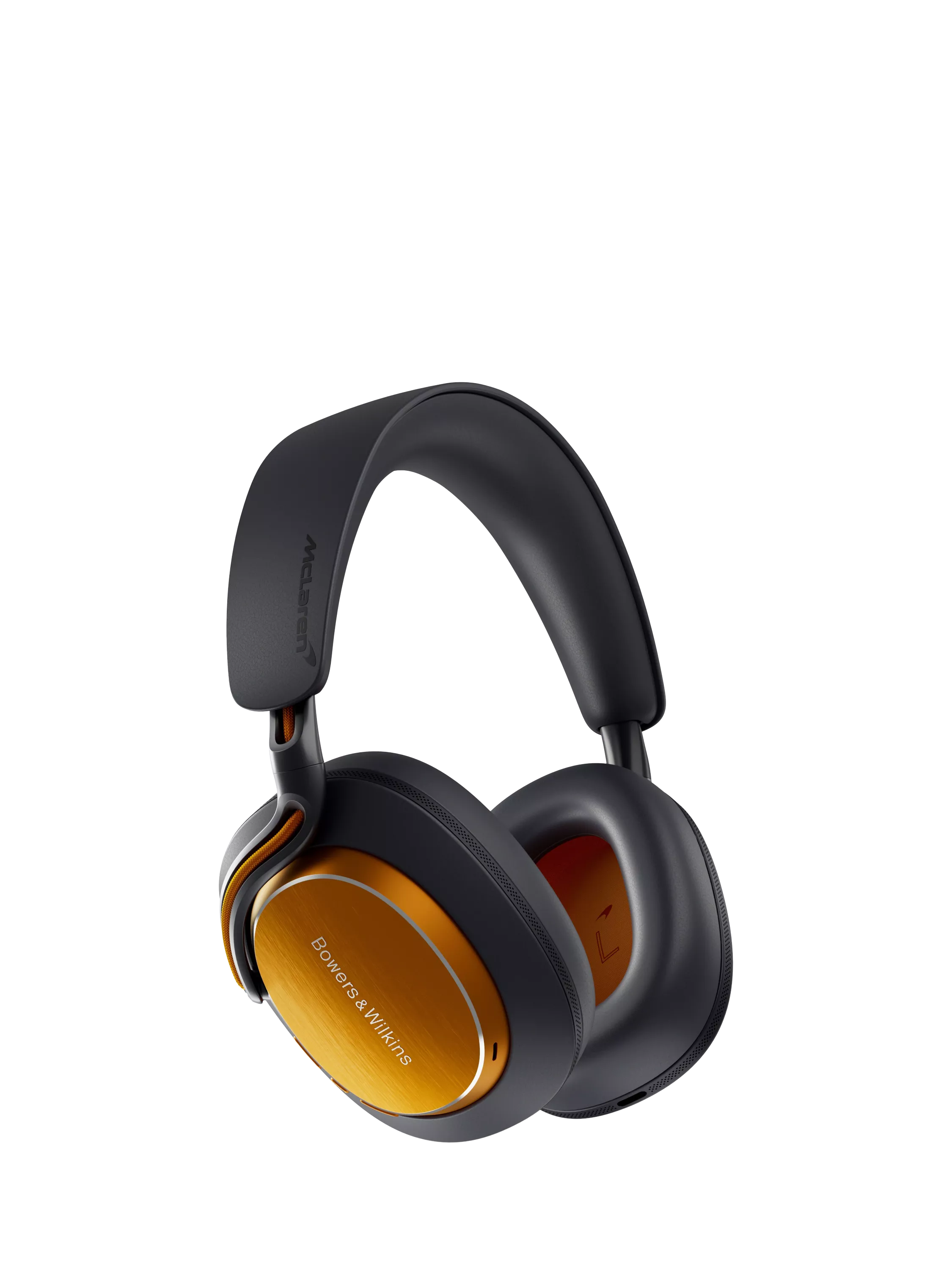 Bowers & Wilkins PX8 S2 McLaren Edition headphones, imported from the UK