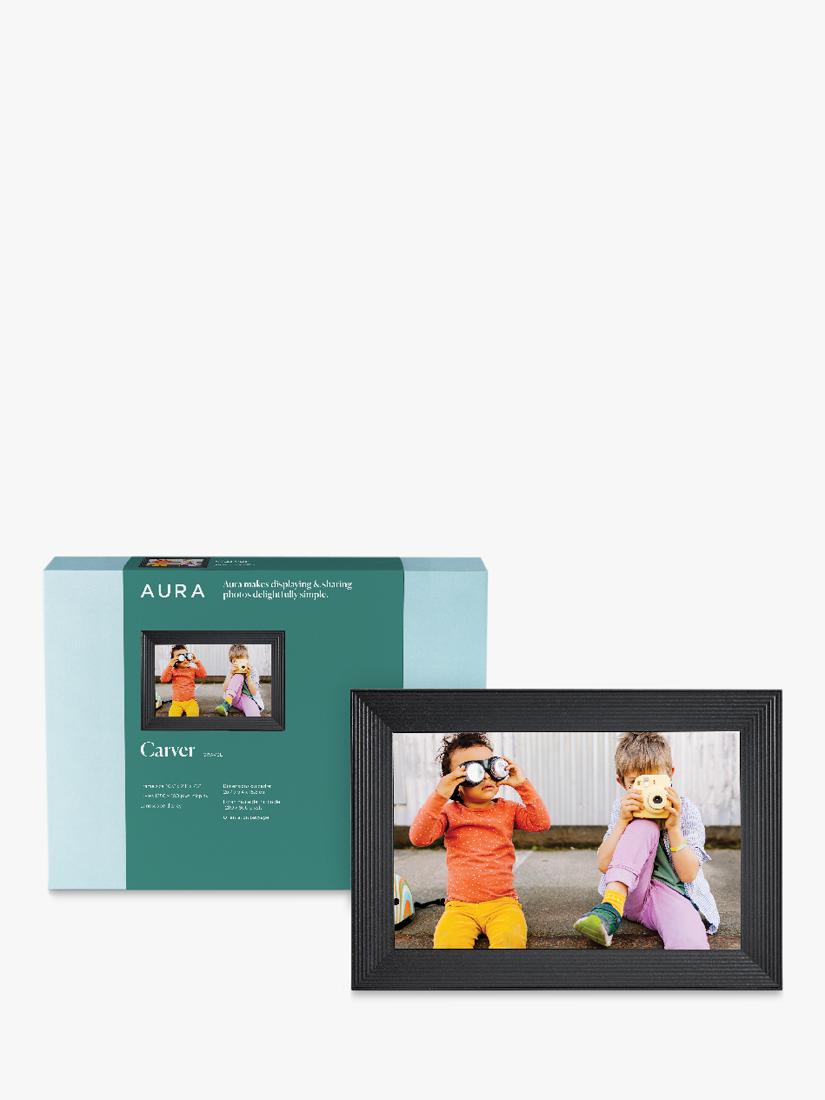 Aura Frames Carver digital photo frame 10.1 inch, imported from the UK