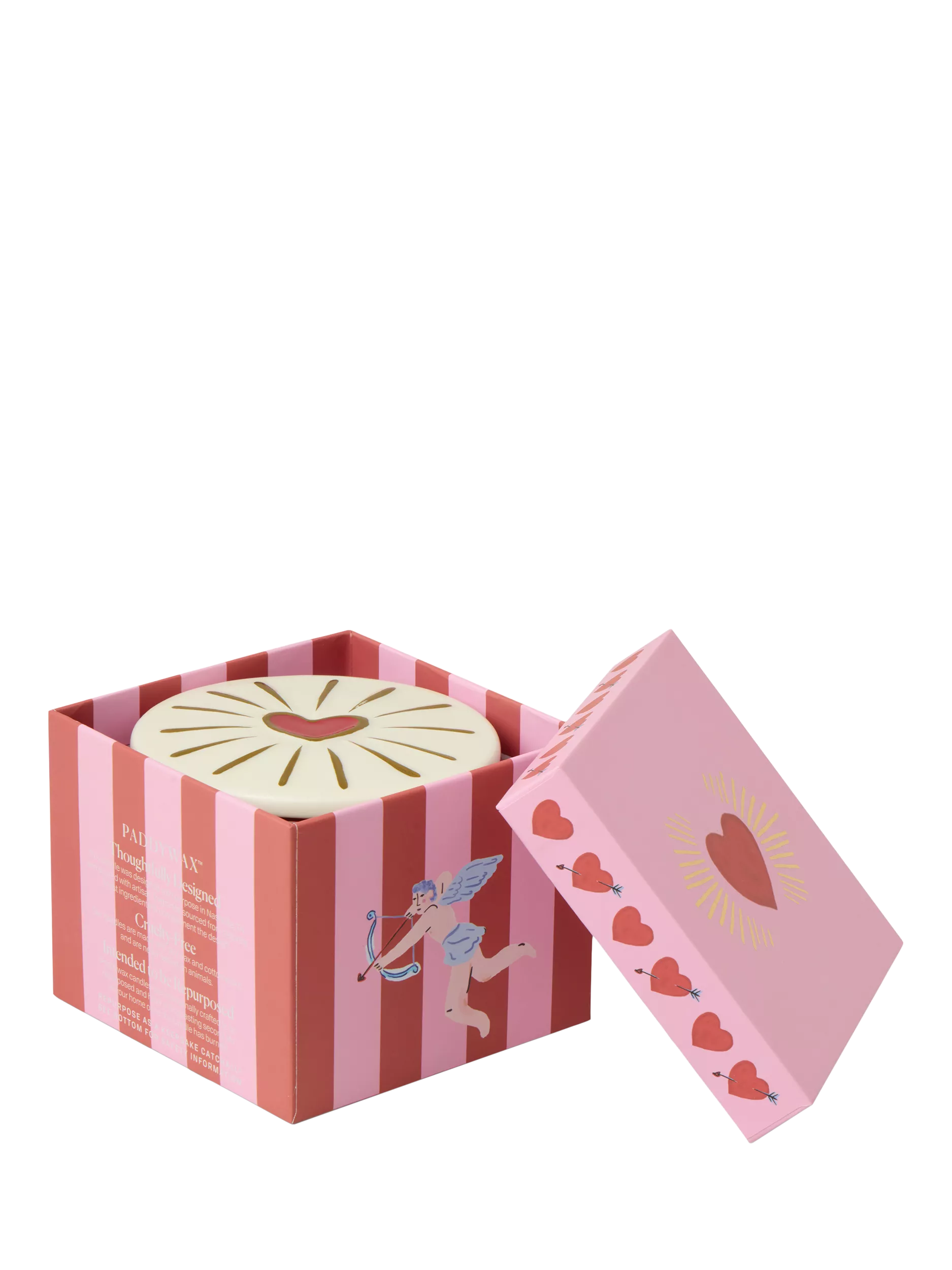 Paddywax heart candle Fig Rose 850g, UK version