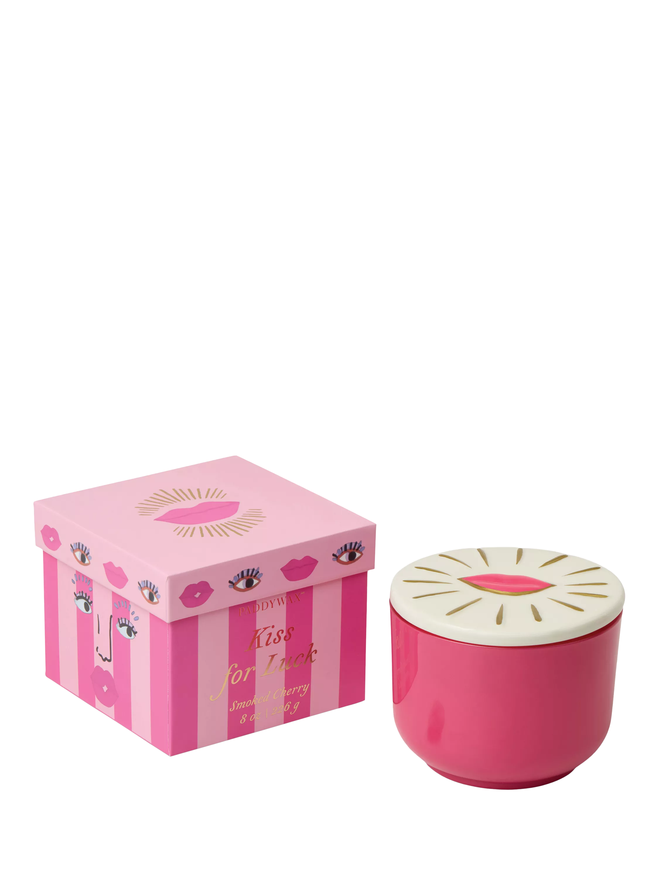 Paddywax Smoked Cherry scented candle 226g, imported from the UK