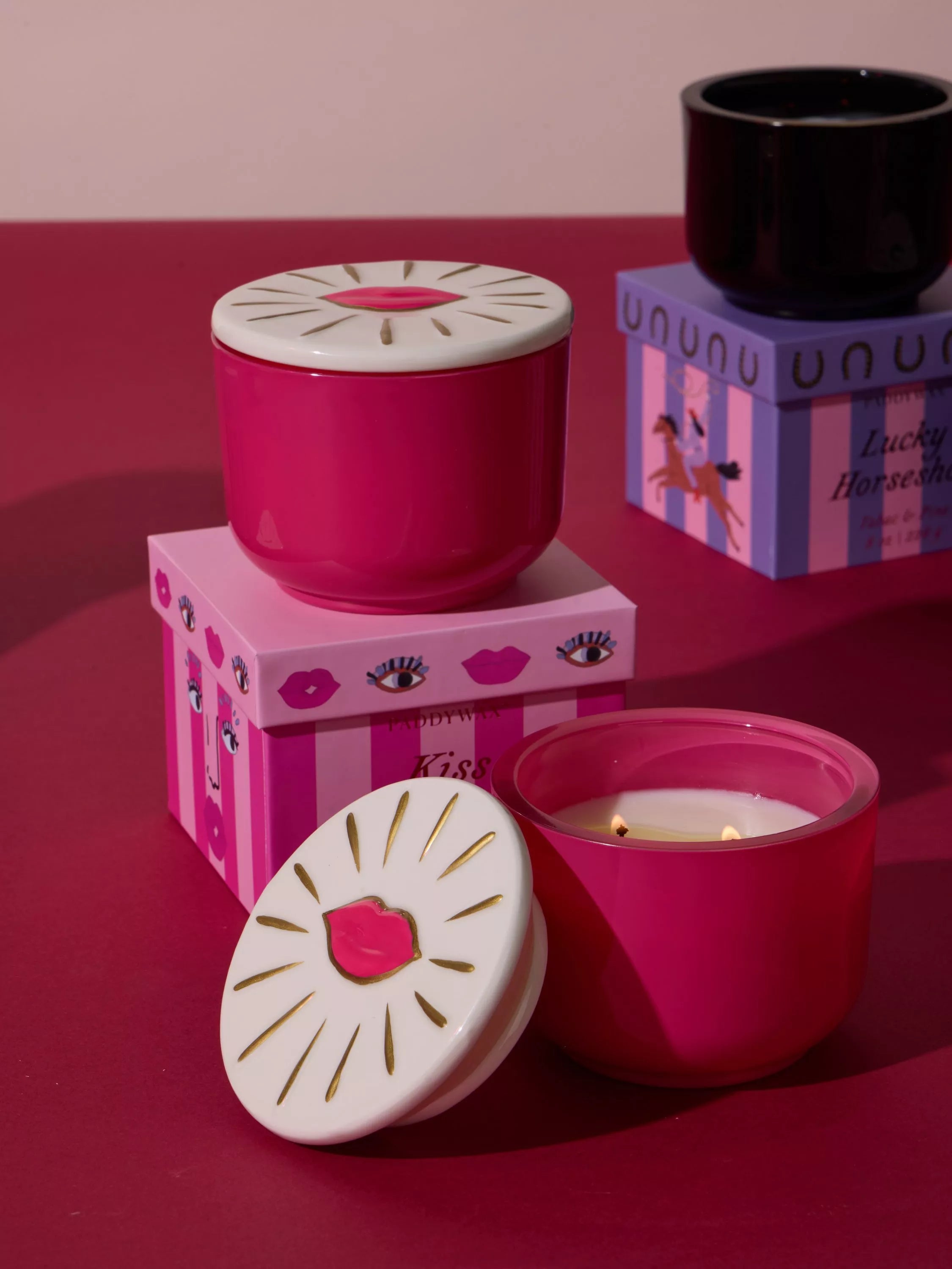Paddywax Smoked Cherry scented candle 226g, imported from the UK