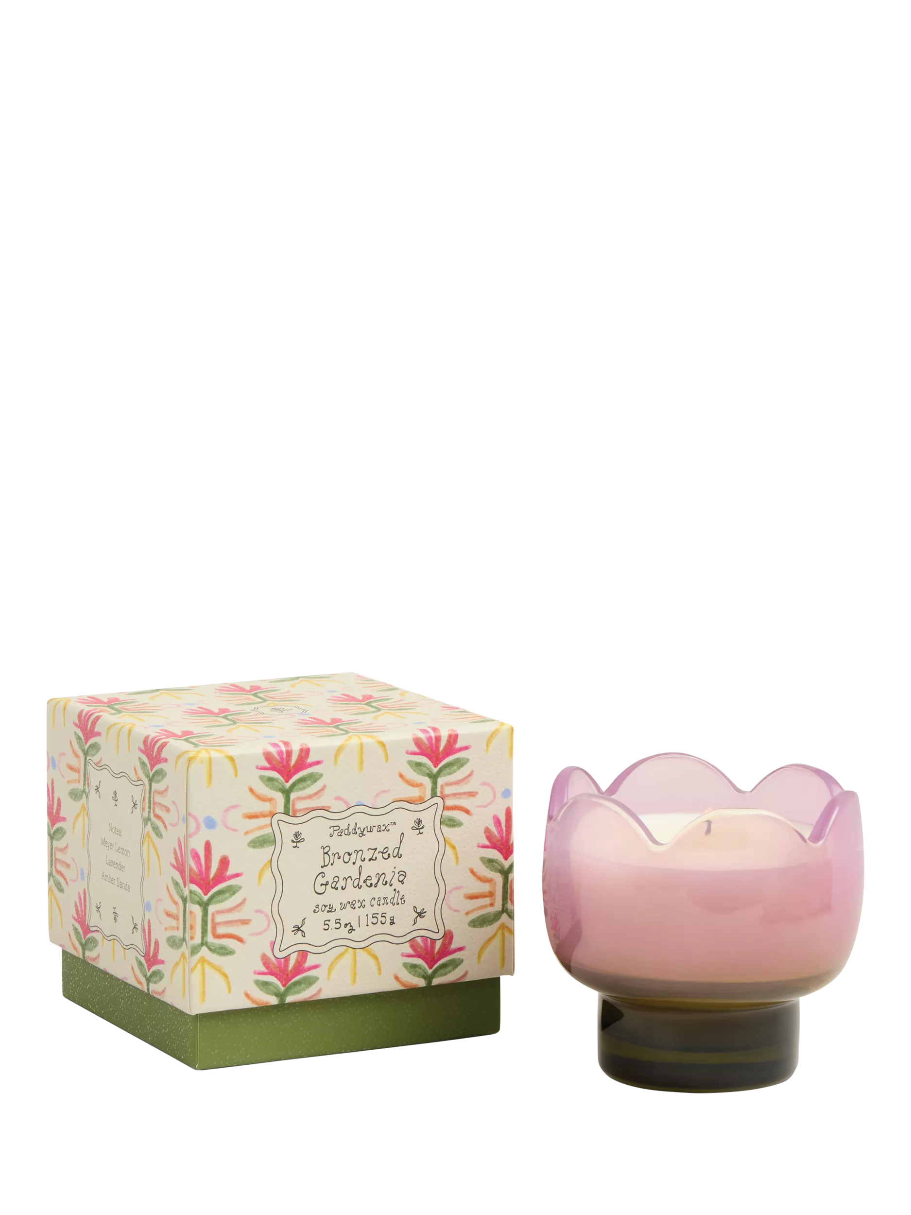Paddywax gardenia tulip scented candle 541g (British brand)
