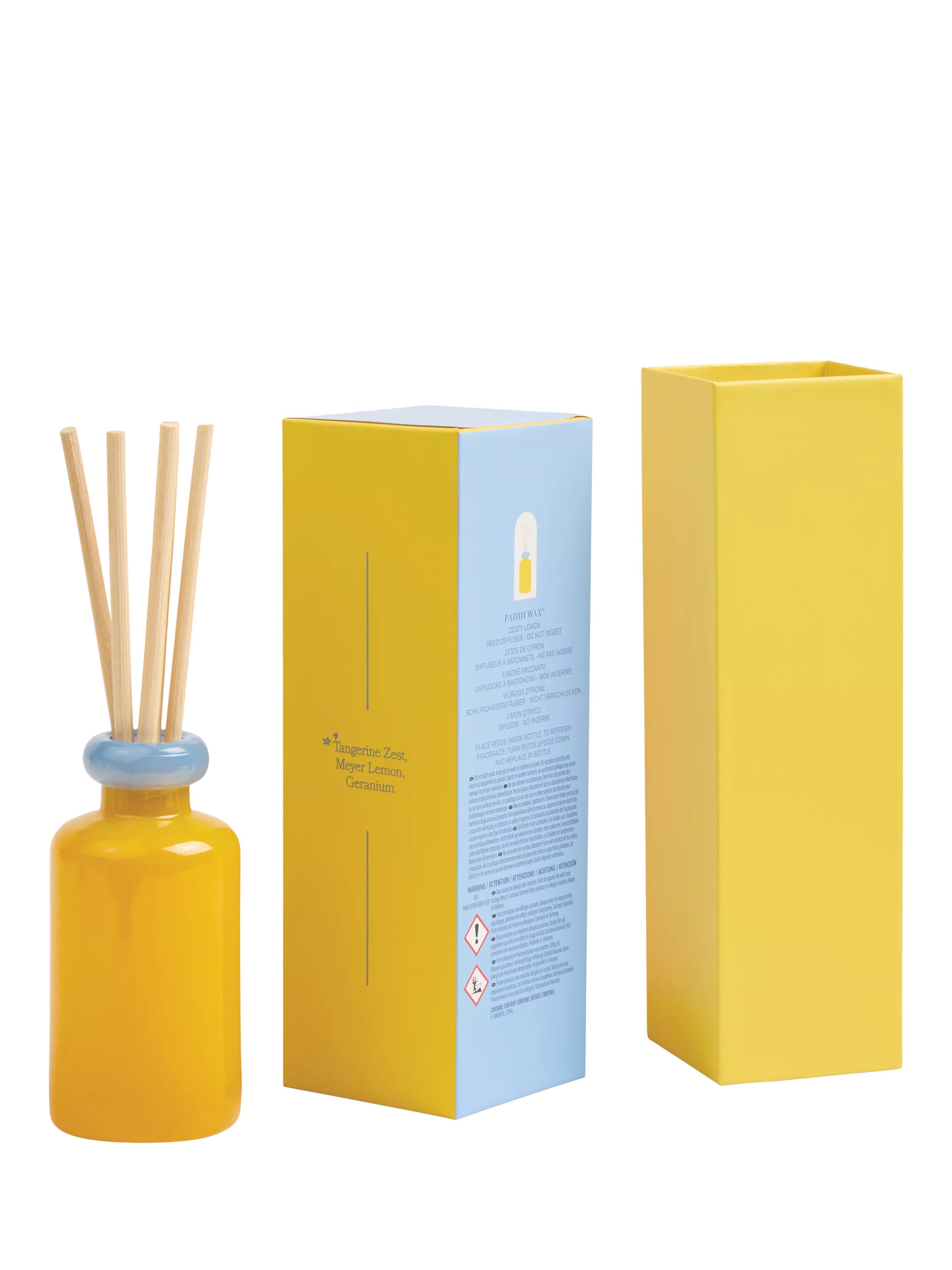Paddywax lemon reed diffuser 94ml, imported from the UK