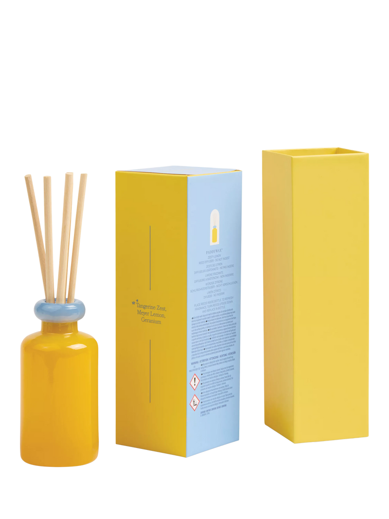 Paddywax lemon reed diffuser 94ml, imported from the UK