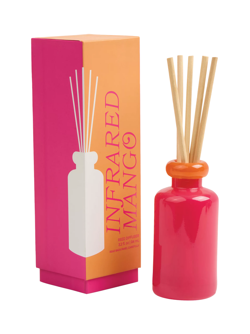 Paddywax stacked glass reed diffuser mango 94ml (British brand)
