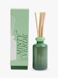 Paddywax mint reed diffuser 94ml stacked glass, imported from the UK