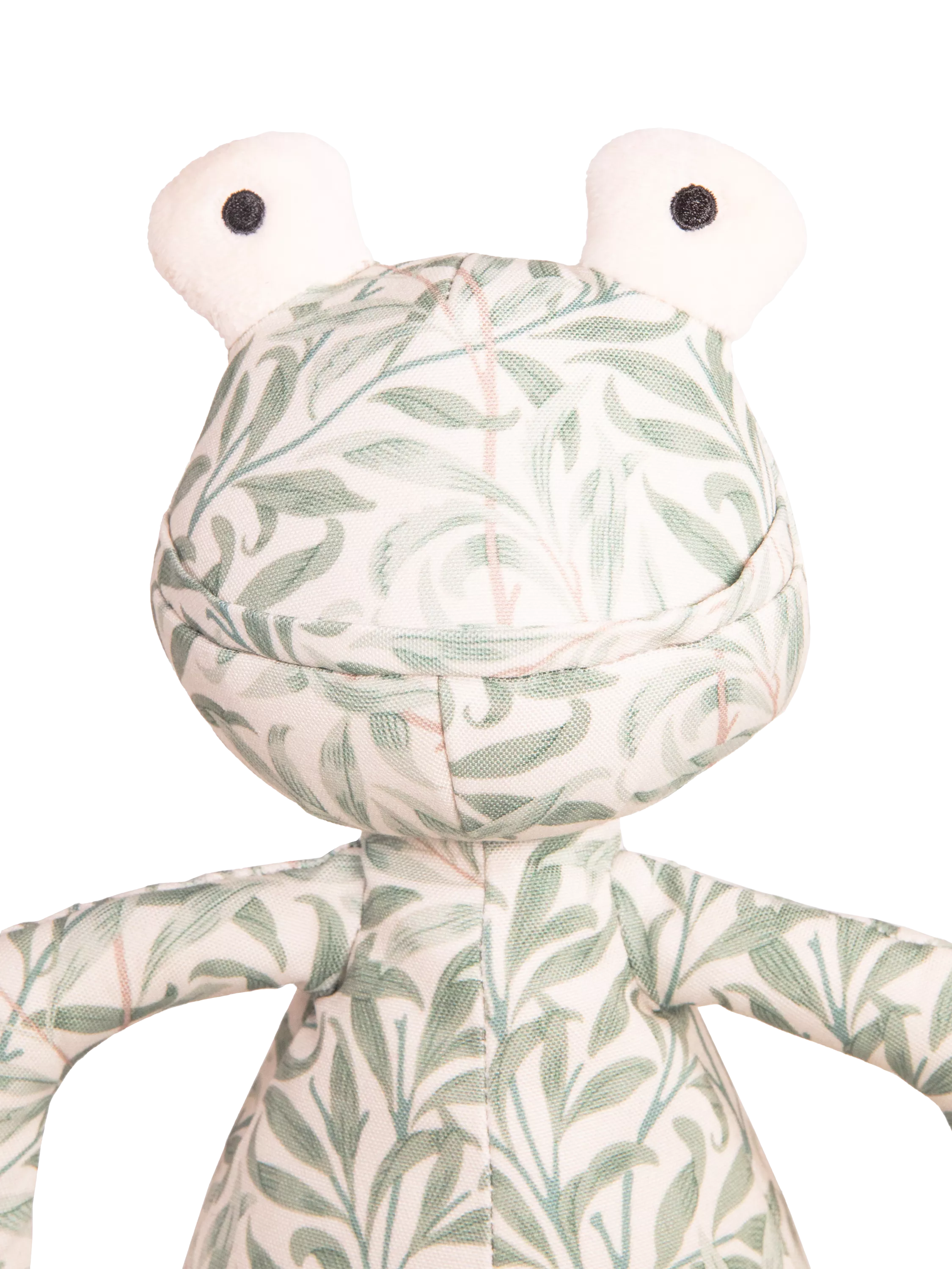 Morris & Co Willow Boughs frog dog toy (British brand)