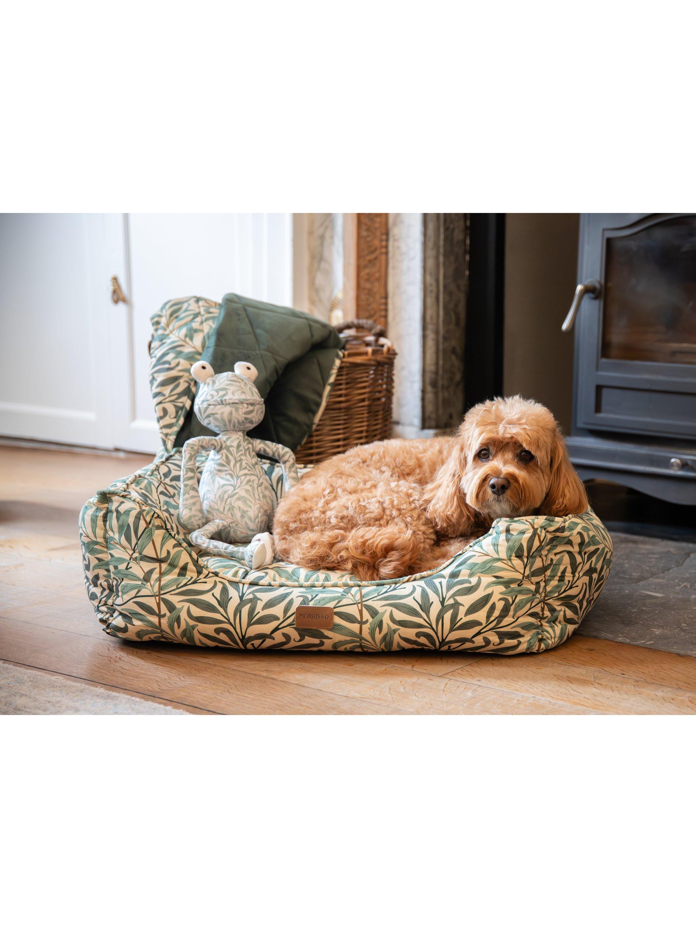 Morris & Co Willow Boughs frog dog toy (British brand)