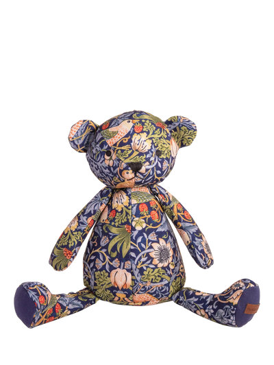 John Lewis Morris & Co. Strawberry Thief Bear Dog Toy Multi- Buy online at McGrocer
