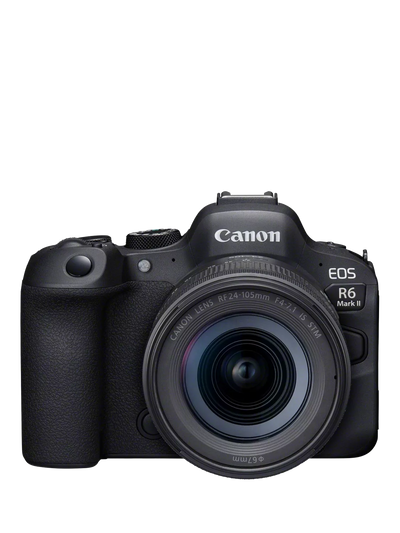 John Lewis Canon EOS R6 Mark II Mirrorless Camera with RF 24-105mm f/4-7.1 IS STM Lens (Black)- Buy online at McGrocer