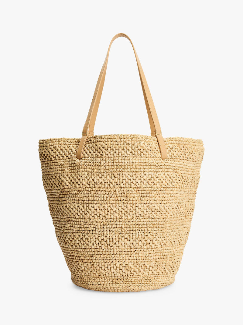 By Malene Birger straw tote bag Black (British brand)