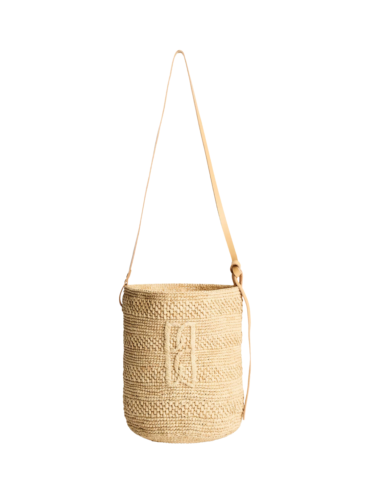 By Malene Birger Mirabellee Straw Bucket Bag, Undyed
