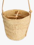 By Malene Birger straw bucket bag undyed, imported from the UK