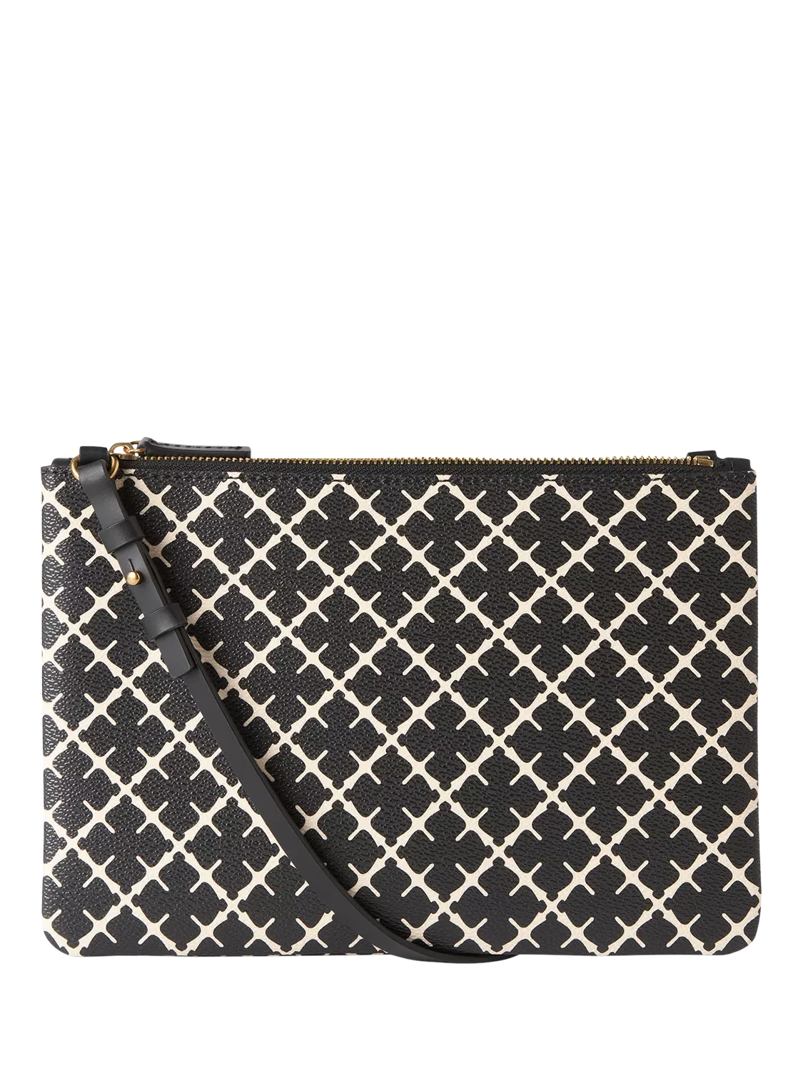 By Malene Birger Ivy zipped purse in black, imported from the UK