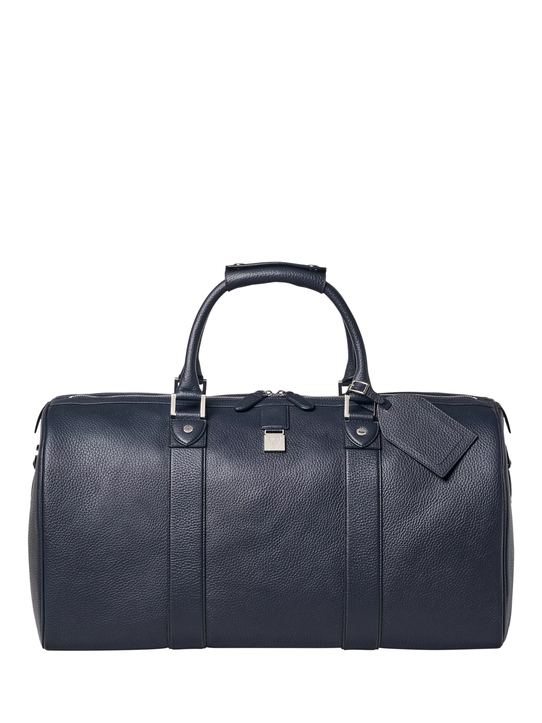 Aspinal of London Boston Pebble Grain Leather Holdall