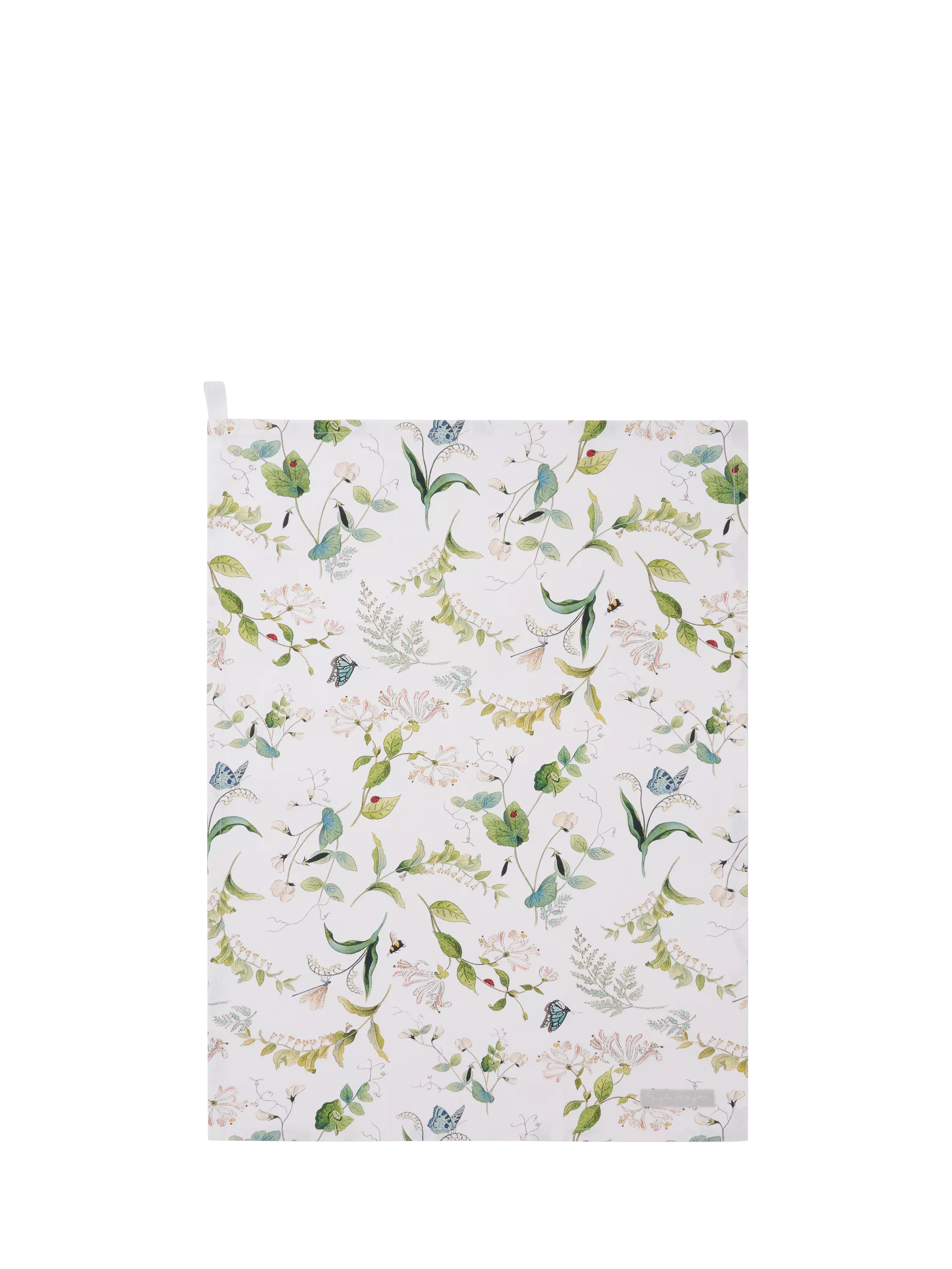 Sophie Allport Wild Floral cotton tea towel (British brand)