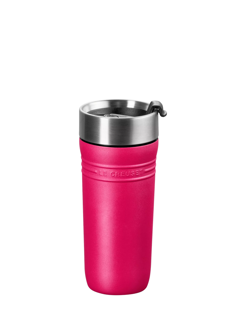 Le Creuset On The Go Stainless Steel Insulated Travel Mug, 350ml