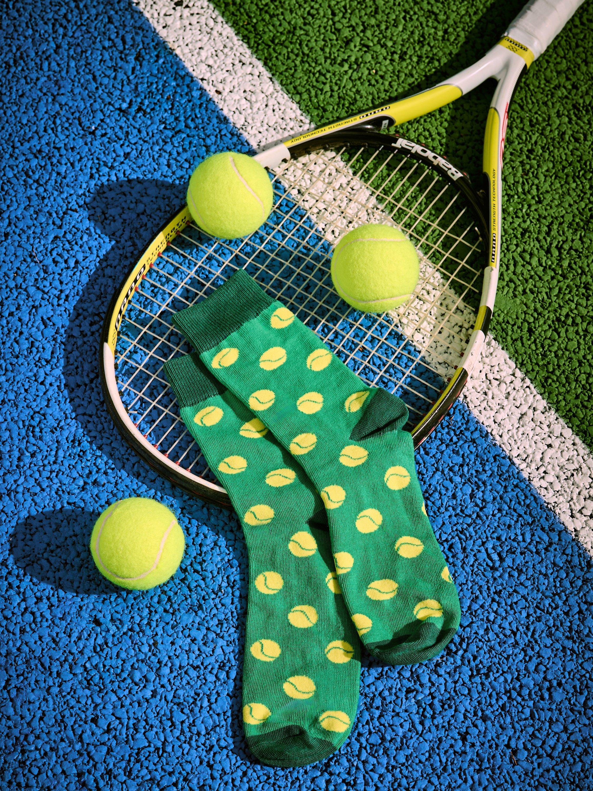 Gentlemen's Hardware tennis socks in a storage tin, UK version