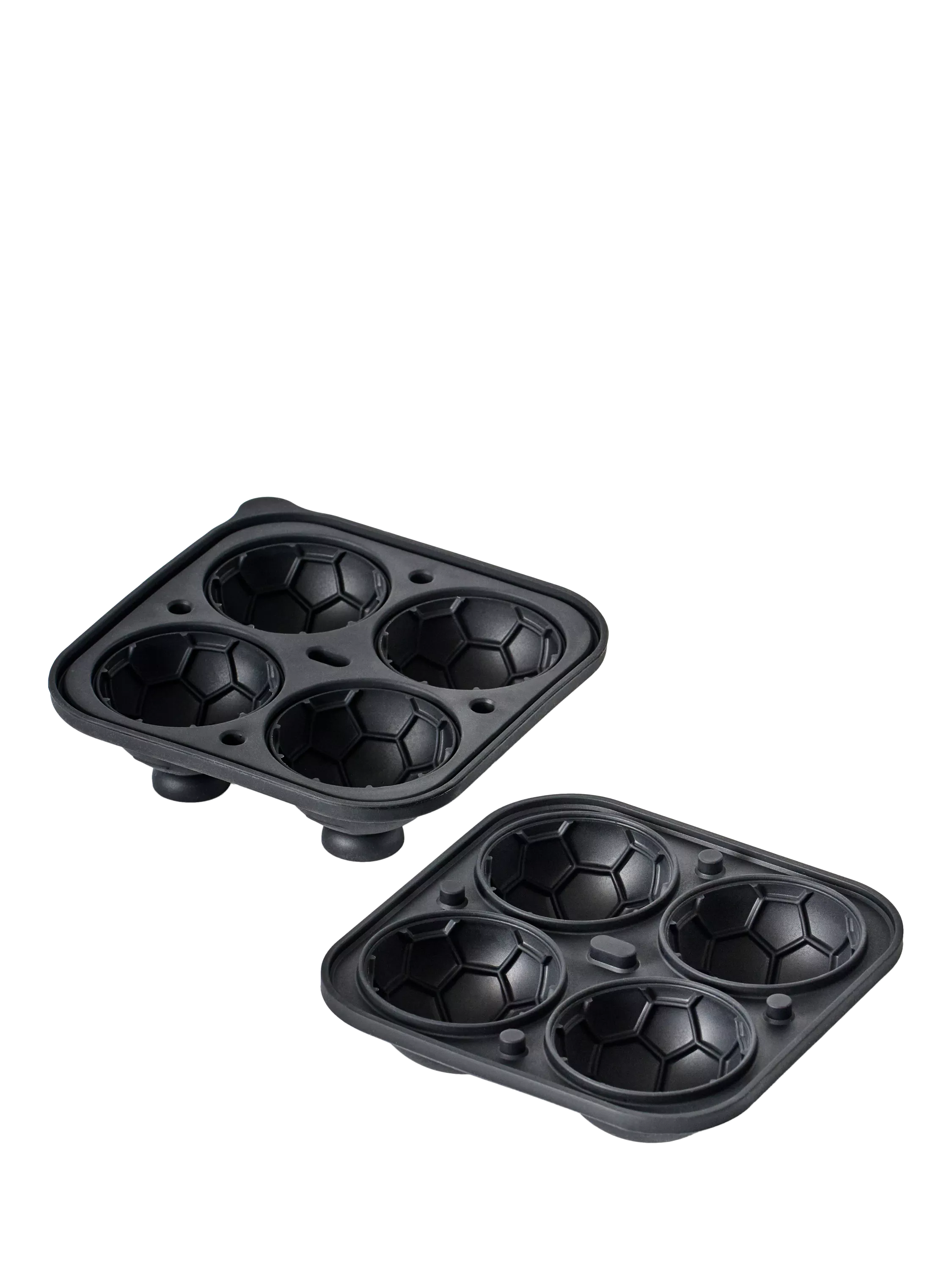 Gentlemen's Hardware football ice moulds with silicone tray, imported from the UK